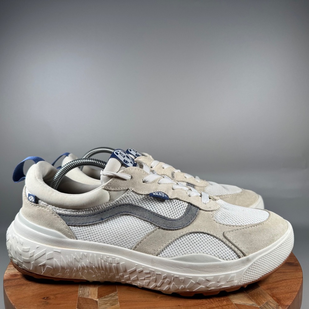 Vans UltraRange EXO Hi Marshmallow White Blue Mens 11.5 Sneaker 721356